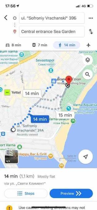New Luxury Furnished Apartment - Beach, Varna Center & Fast Wi-Fi ภายนอก รูปภาพ